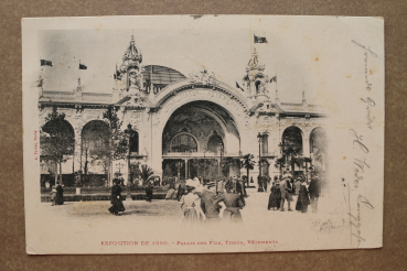 Ansichtskarte AK Paris 1900 Exposition Weltausstellung Palais des Fils Tissus Vetements Architektur Ausstellung Ortsansicht Frankreich France 75 Paris